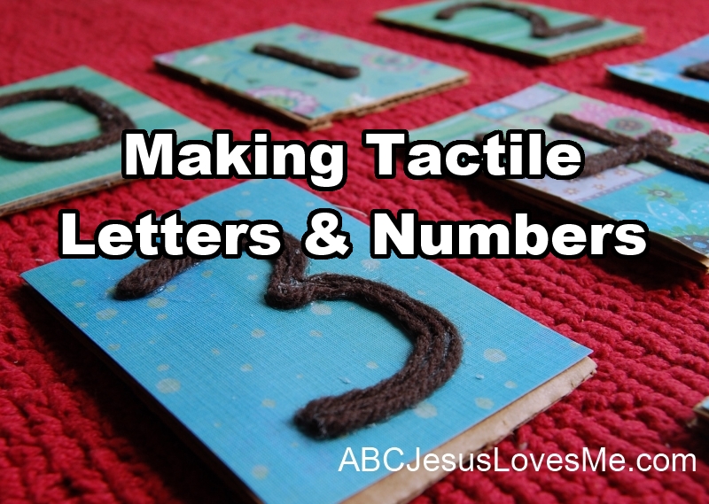 Tactile Letters & Numbers